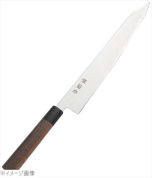 堺菊守(モリブデン鋼)和式 紫檀柄 切付筋引 27cm|ダイニングマート