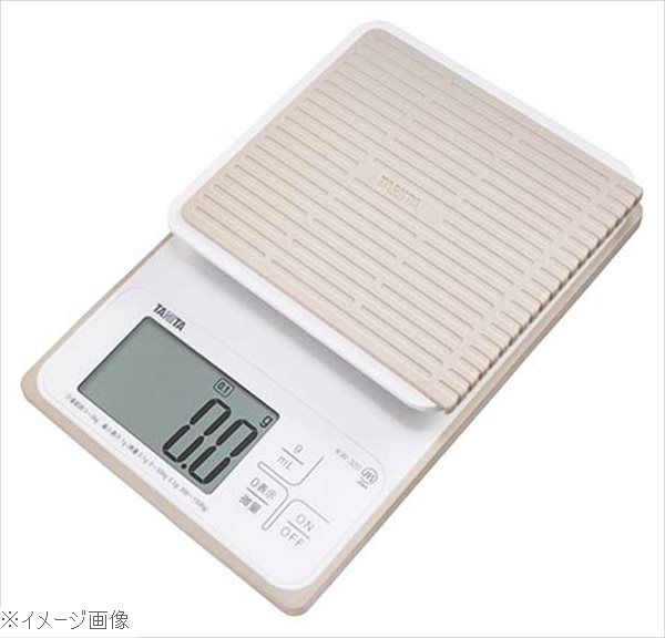 タニタ デジタルクッキングスケール 3kg KW−320−WH|ダイニングマート
