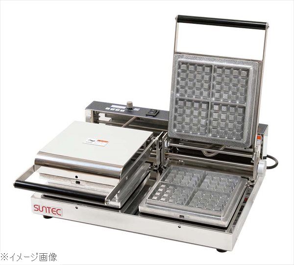 税込?送料無料】 マルチベーカーPRO用プレート ベルジャンワッフル長角 6個取 2枚組 WS0602 