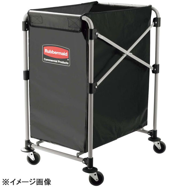 ラバーメイドXカートシングルタイプ150LブラックRM1881749BK
