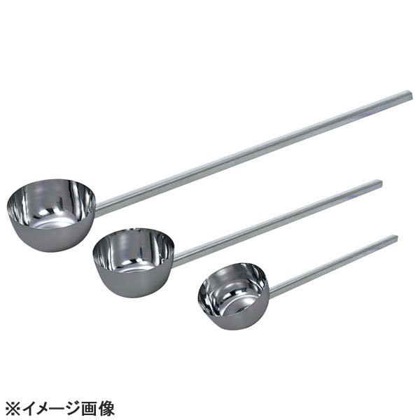 ステンレス一体型角柄ひしゃく18cm(1.8L)柄長400KSH18-40|ダイニングマート