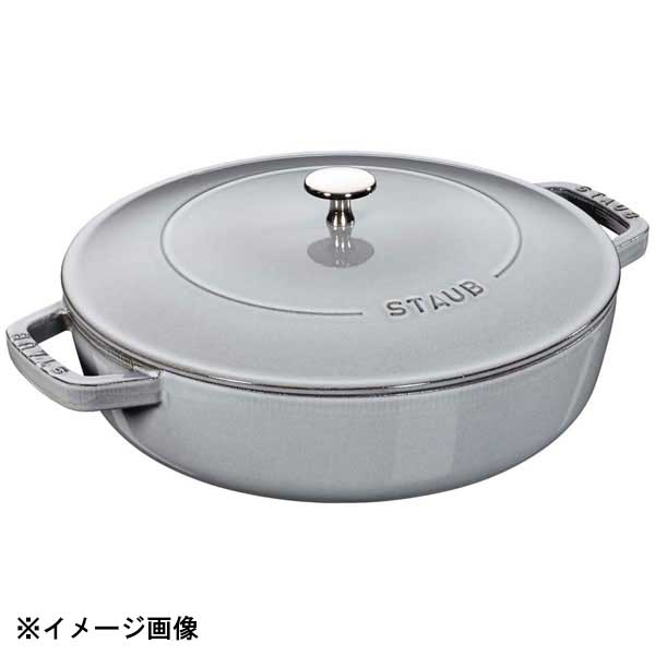 ストウブ ピコ・ココット ブレイザーソテーパン 26cm グレー 40506-543｜ダイニングマート 22,302円