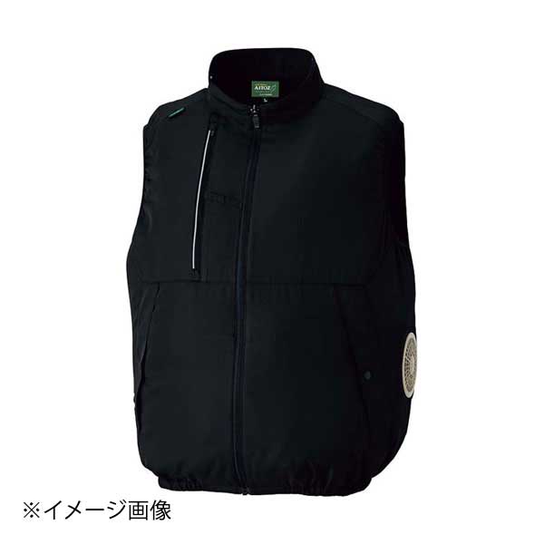 空調服ベスト(男女兼用)ブラック 4L 50296 010