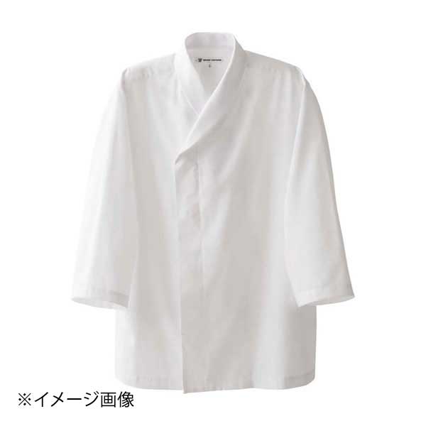 和コート(男女兼用)長袖 AA217-0 ホワイト L