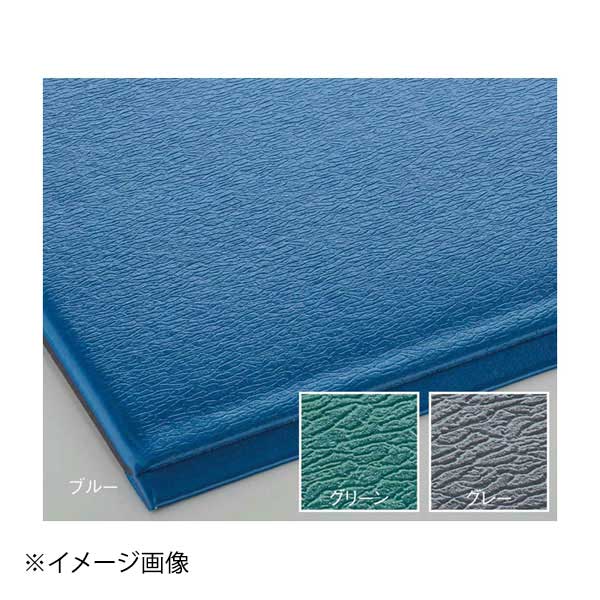 テラクッション(疲労軽減マット)極厚 750×900 ブルー MR0690423|ダイニングマート