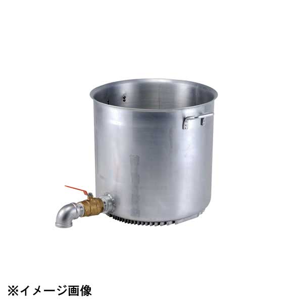 カンダ エコライン 寸胴鍋 蓋無 60cm 2吋蛇口付(目皿ナシ) 007291｜ダイニングマート