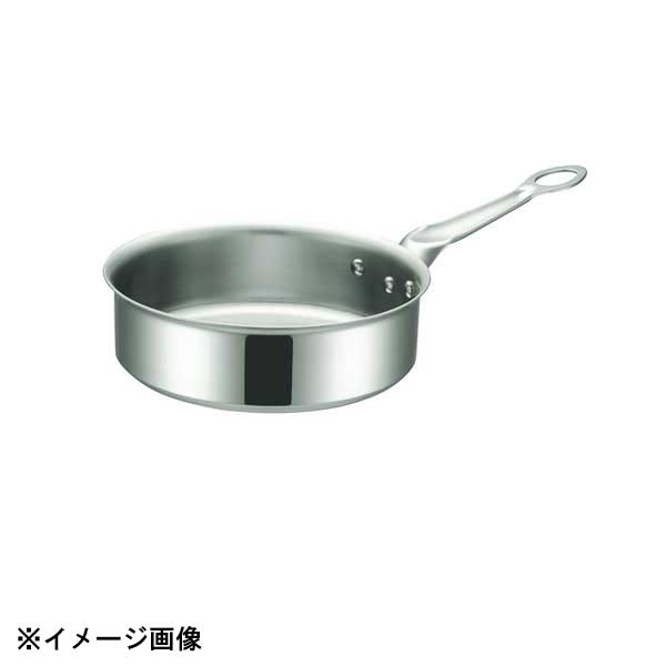 本間製作所 IHマエストロ 3層鋼クラッドソテーパン 27cm(4.8L) 本体 012303