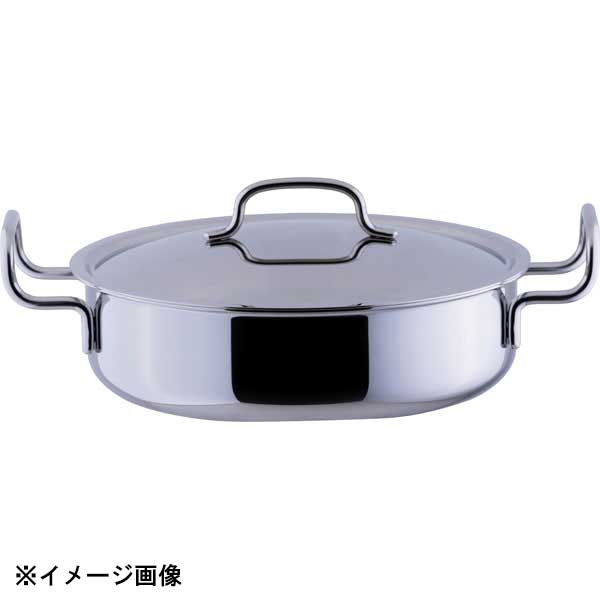 宮崎製作所 ジオ GEO-25S 浅型両手鍋 25cm(3.4L) 013033