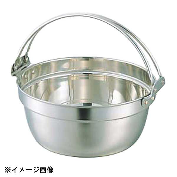 和田助製作所 SW 18-8ST料理鍋 ツル付 51cm(35.5L) 017052