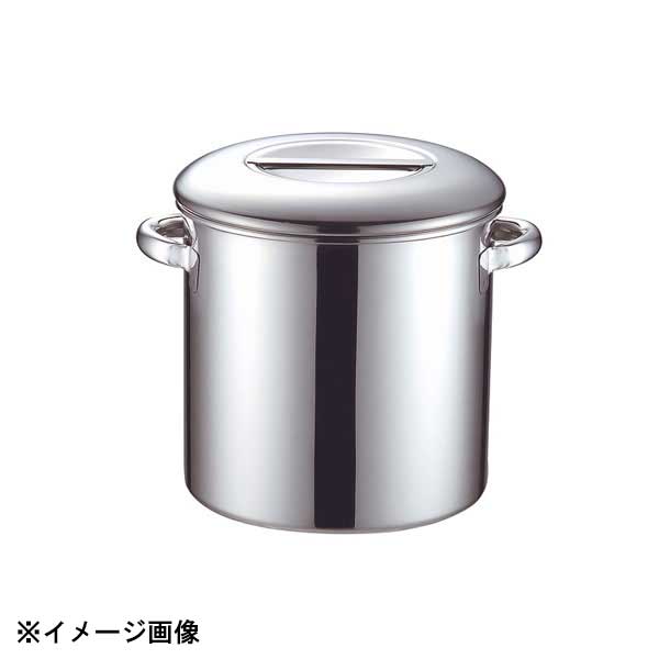 本間製作所 KO 18-8キッチンポット内蓋式33cm(28.2L)手付 015091