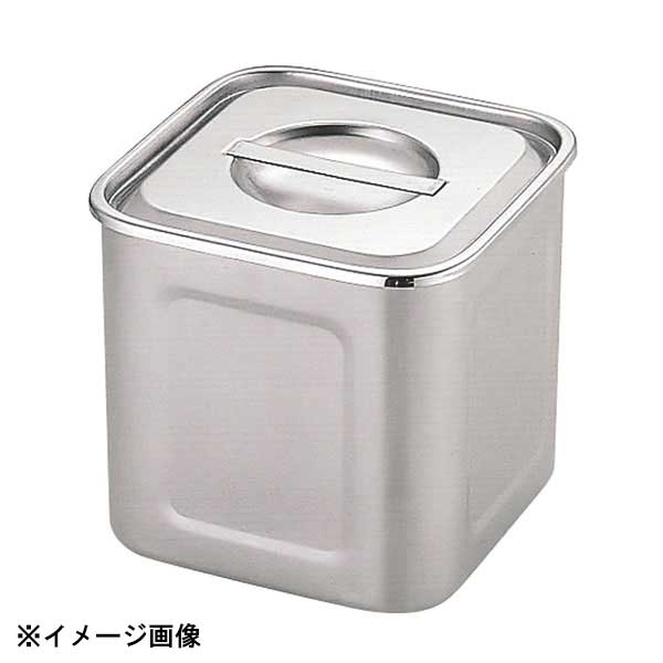 三宝産業 UK 角 深型キッチンポット 36cm手付(46.0L) 016112