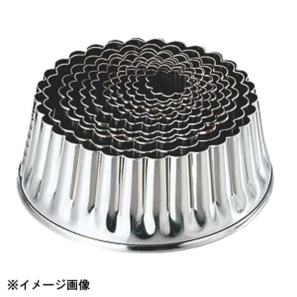 たかもり たかもりの18-8パテ抜12PC入(缶入)菊 082002