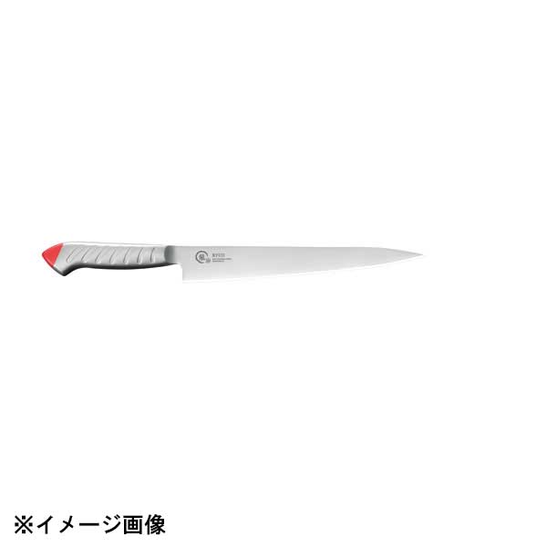 下村工業 龍治 ステンカラー 筋引 240mm 赤 RYS-22R 131768