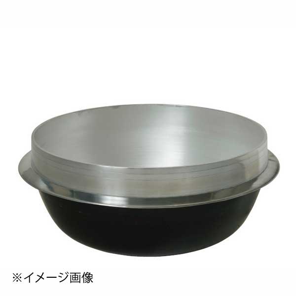 アルミ ツバ付きそば釜 48cm