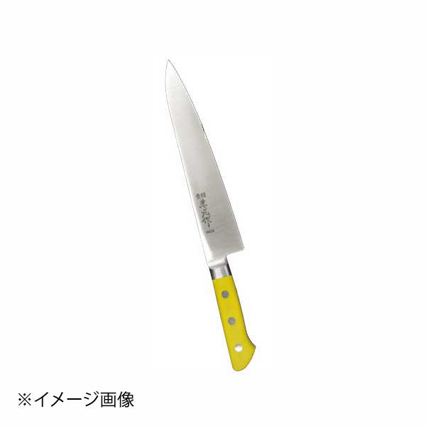 兼元 INOX ペティ 150mm POM柄(ツバ付) イエロー