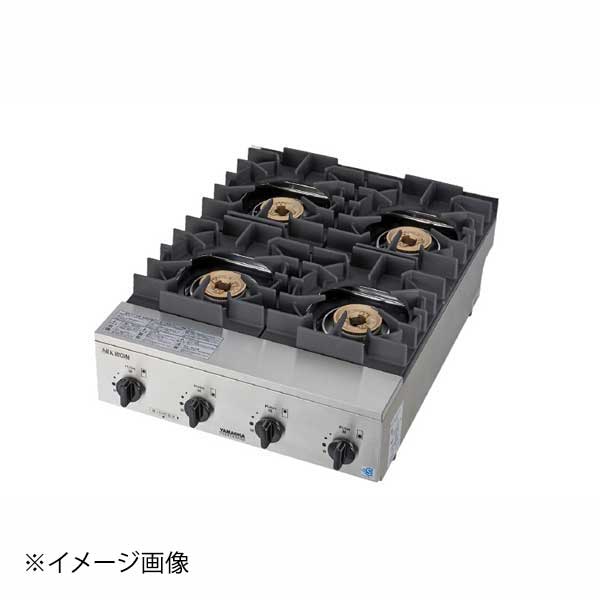 鉄腕ガッツ+Plus4口 STK-584T 13A 山金 (立消安全装置付)｜ダイニングマート