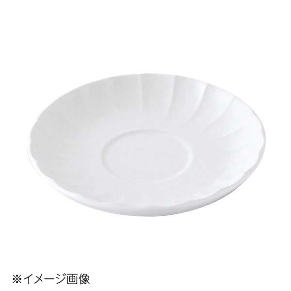 桐井陶器 モデルノ MODERNO Tairiku(大陸) ミルクホワイト ソーサー ソーサーのみ 108-1097