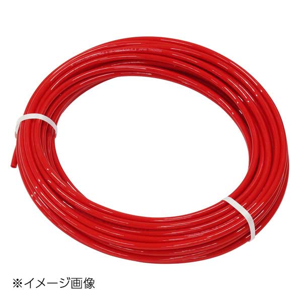 新潟精機 PISCO ポリウレタンチューブ 8mm×20m 赤 UB0850-20-R