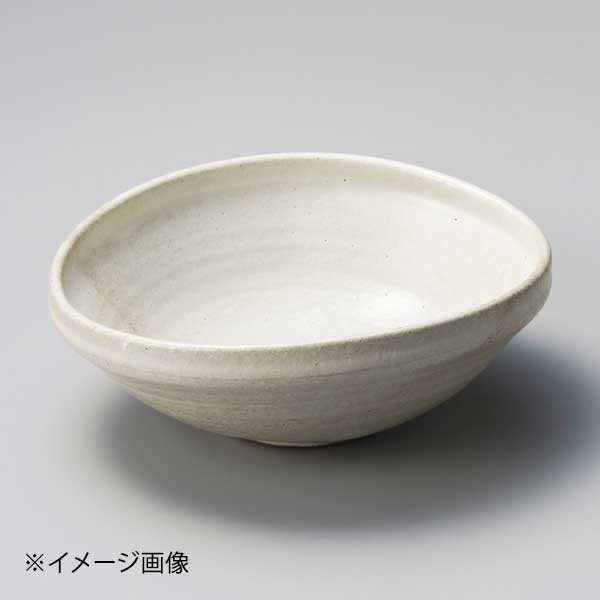 粉引楕円鉢