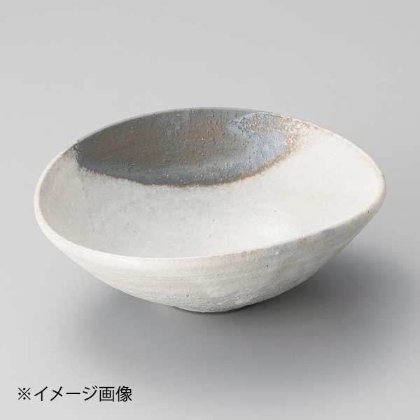 灰釉粉引5.6楕円鉢
