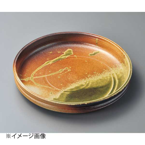 古信楽10.0深丸皿(信楽焼)