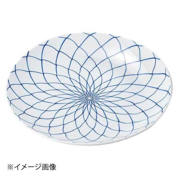 手描網15号皿(有田焼)
