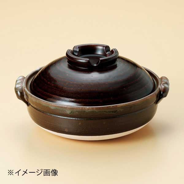 鉄釉9号鍋(萬古焼)｜ダイニングマート
