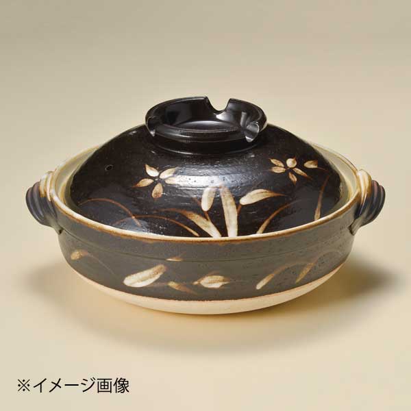 黒吹草花9号深鍋(萬古焼)｜ダイニングマート 9,369円