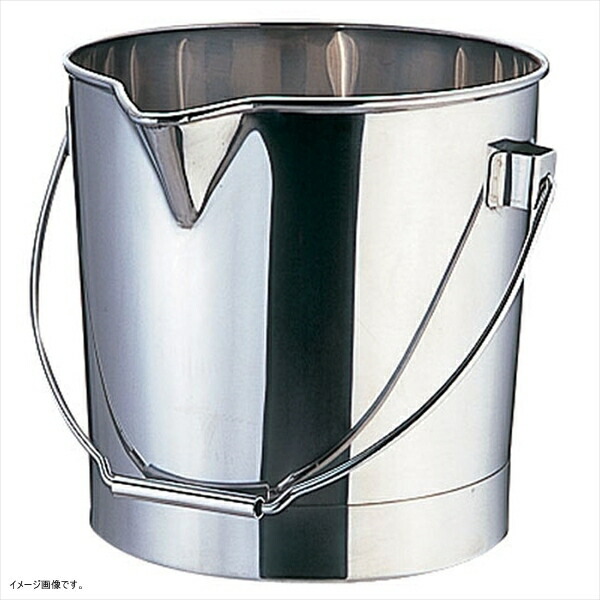 日東 ステンレスバケツ 20L BA20｜ダイニングマート