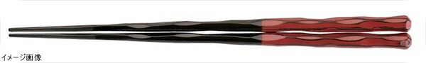 ＰＢＴ六角一刀彫箸（１０膳入）根来 ２４cm ９００３０８６３