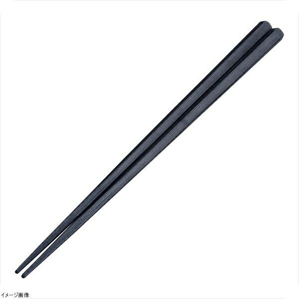 ノンスリッププラ箸（１００膳入） ２３cm 黒
