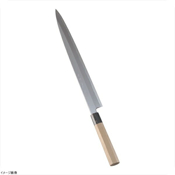 堺實光 紋鍛 刺身庖丁（片刃） ３６ｃｍ