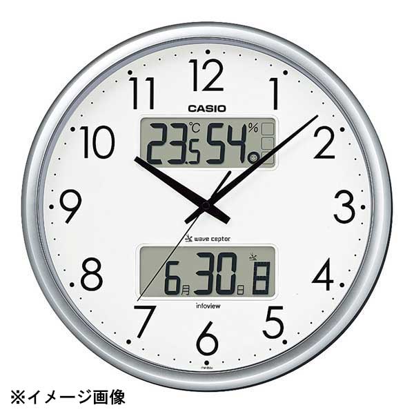 カシオ 温湿度計付電波時計 ITM-650J-8JF