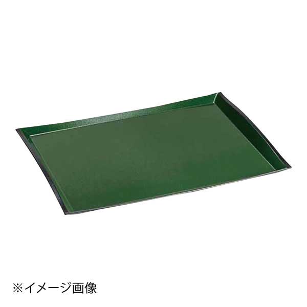 グリーンパール渕黒葵盆(NS加工) 尺4寸