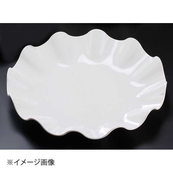 メラミン ウェーブ丸盛皿 40cm 51353620
