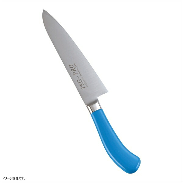 TKG TKG-PRO 抗菌カラー包丁 牛刀 18cm ブルー