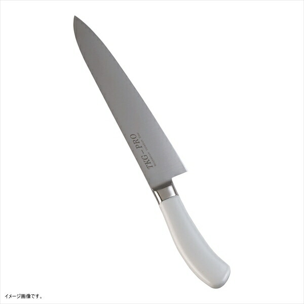 TKG TKG-PRO 抗菌カラー包丁 牛刀 24cm ホワイト