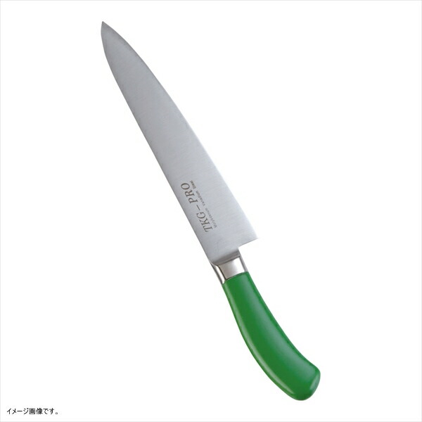 TKG TKG-PRO 抗菌カラー包丁 牛刀 24cm グリーン
