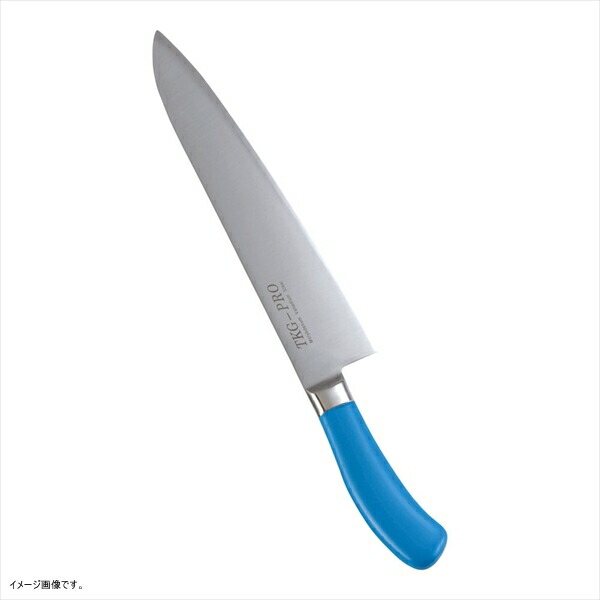 TKG TKG-PRO 抗菌カラー包丁 牛刀 27cm ブルー|ダイニングマート