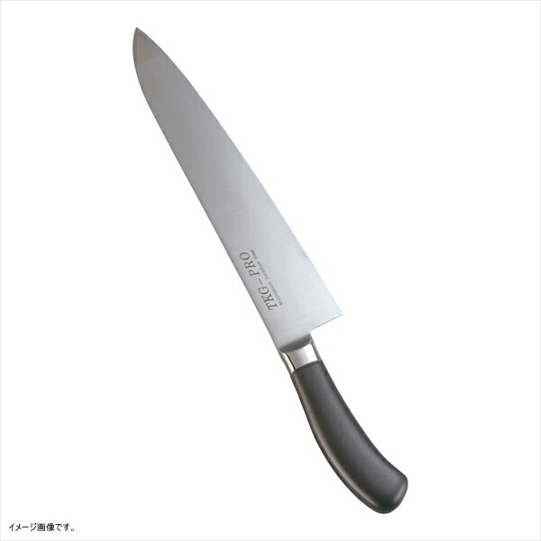 TKG TKG-PRO 抗菌カラー包丁 牛刀 27cm ブラック|ダイニングマート
