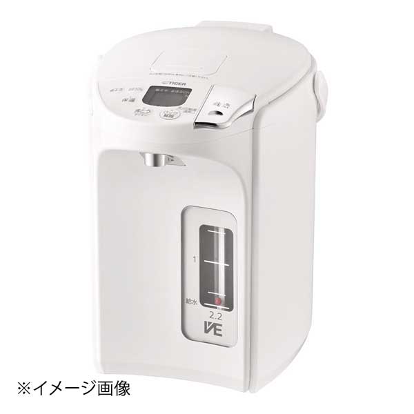 タイガー魔法瓶株式会社 タイガー 蒸気レスVE電気まほうびん とく子さん PIP-G220 アーバンホワイト|ダイニングマート