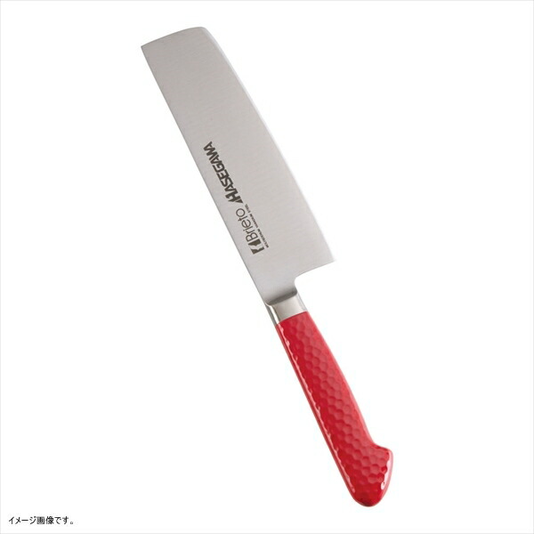 ハセガワ 抗菌カラー庖丁 菜切 16cm レッド MNK-16