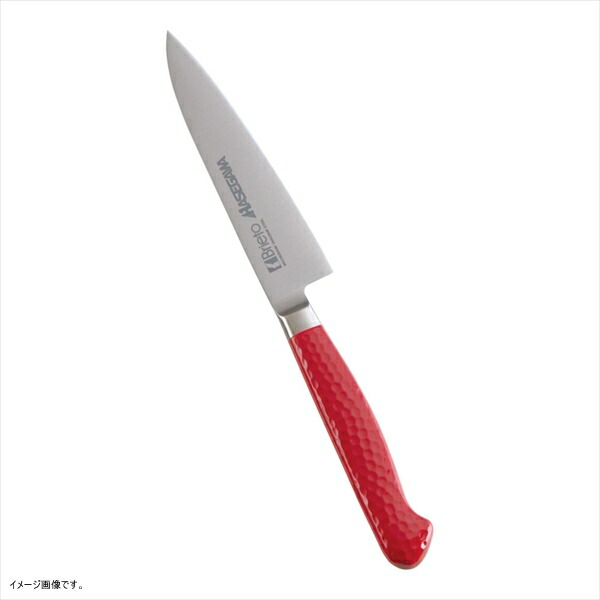 ハセガワ 抗菌カラー庖丁 ペティーナイフ 12cm レッド MPK-12