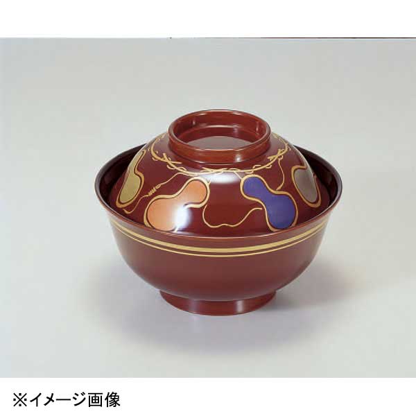 若泉漆器 羽反吸椀 溜六ひょうたん 本漆塗 手描磨蒔絵 1-195-13