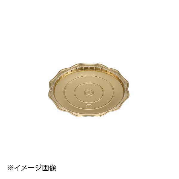 ENDO 遠藤孝商店 White Thumb ホワイトサム Gリーフゴールド デコトレー 丸6（100枚入）