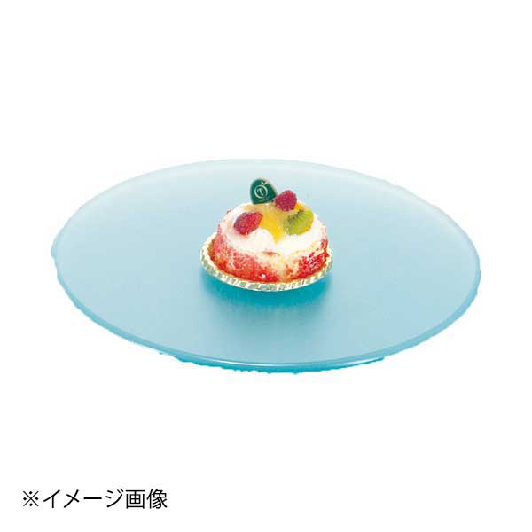 ブッフェステーション 丸ライトグリーントレイ G0067（L）