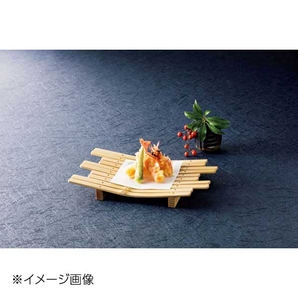 ヤマコー 用美 竹・筏皿(白竹) 22402