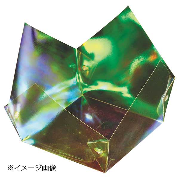 ヤマコー 用美 両面ラミ正角珍味入 オーロラ (200枚入) 66308