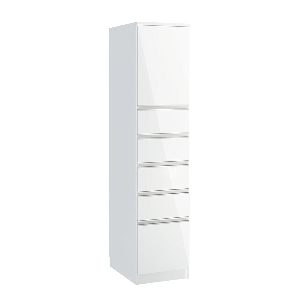 【最大7000円OFFクーポン 4月20日迄】 ［幅40奥行55高さ178cm］キッチンすき間収納 引き出し5段 【Anyaシリーズ】 キッチンストッカー 隙間収納 キッチン収納 630173 ＼LINE友だち登録でクーポン／