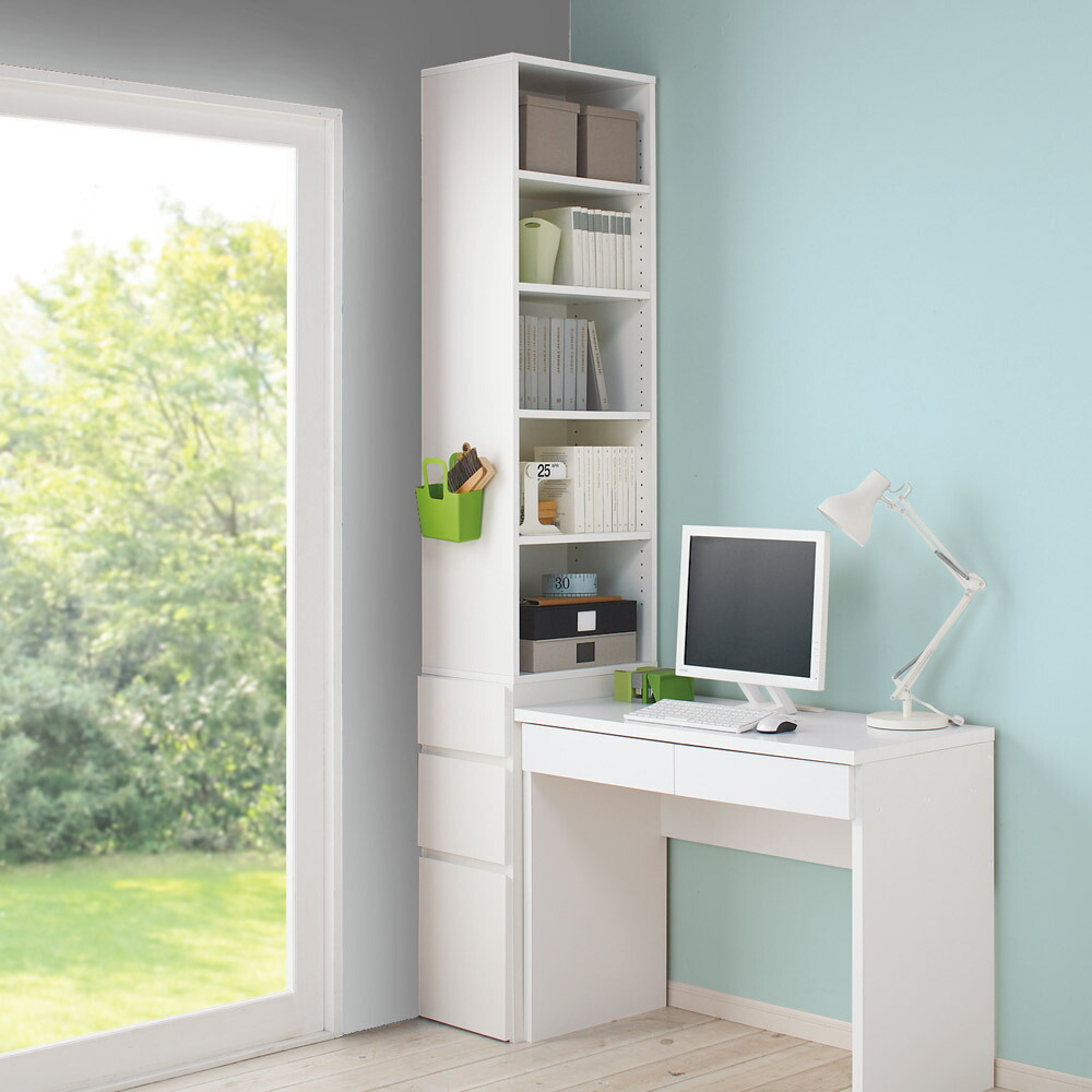 再入荷 サイドキャビネット 幅30 奥行50 スリム サイドラック パソコンデスク デスク収納 デスクラック 棚 デスク周り 収納 引き出し 木製 ブラウン 残りわずか Www Highseas Com Sa